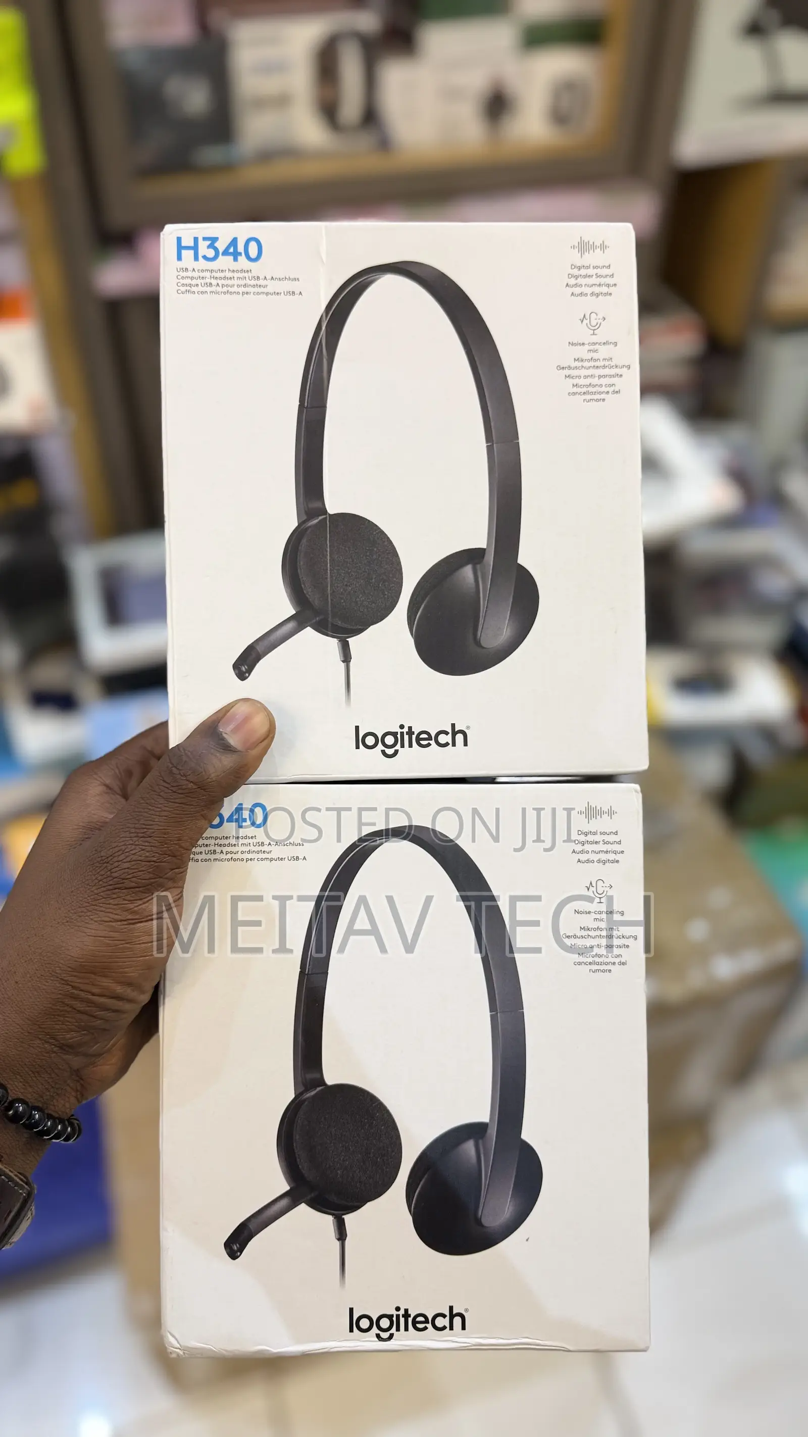 Logitech H340 Usb Headset, Stereo,