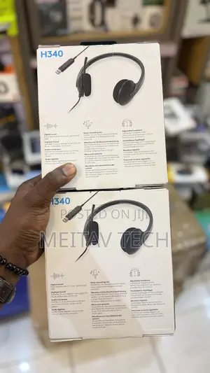 Logitech H340 Usb Headset, Stereo,