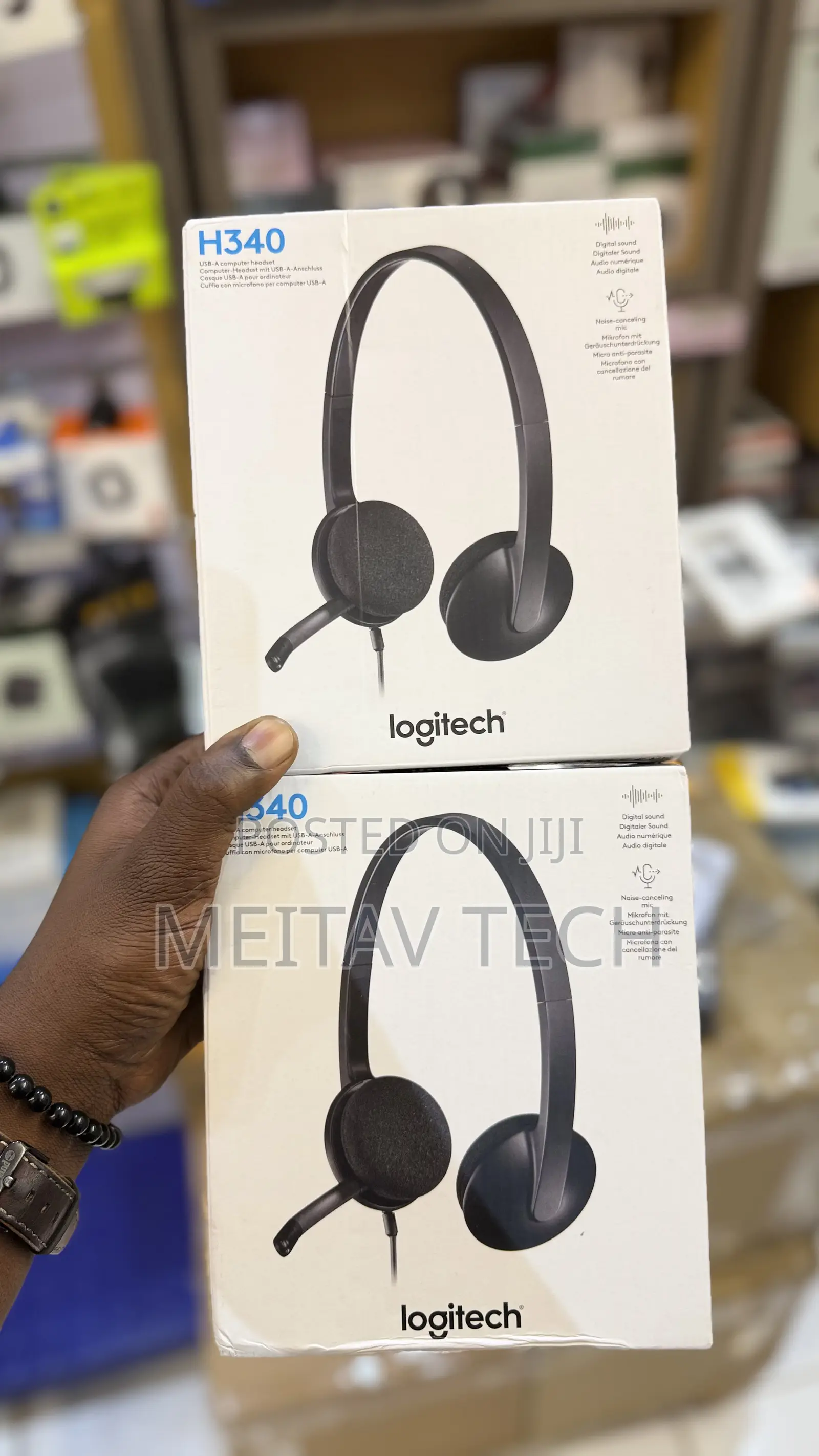 Logitech H340 Usb Headset, Stereo,