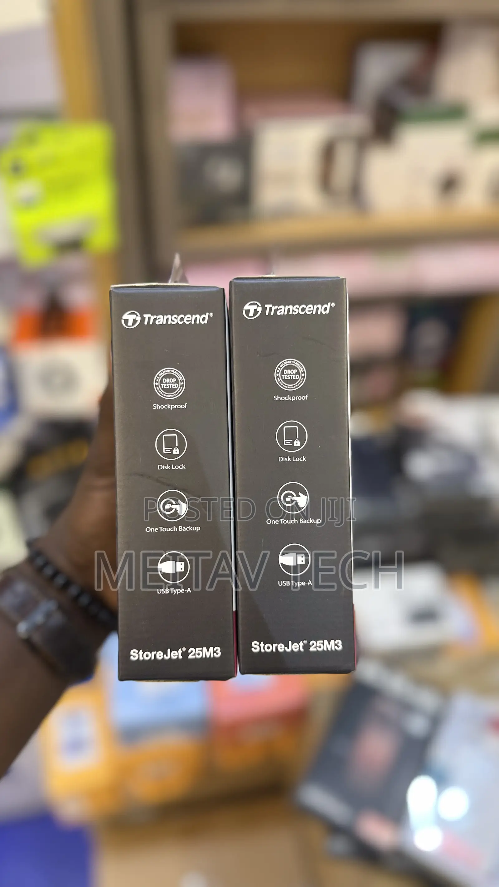 Transcend 1tb External HDD Hard Drive Usb3.1 Storejet 25m3