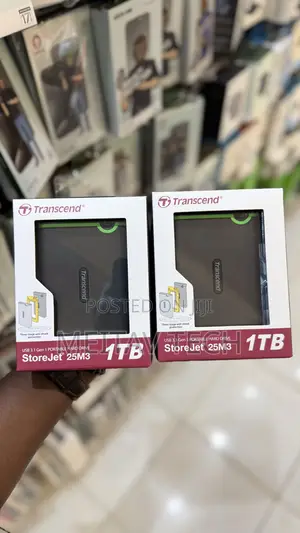 Transcend 1tb External HDD Hard Drive Usb3.1 Storejet 25m3