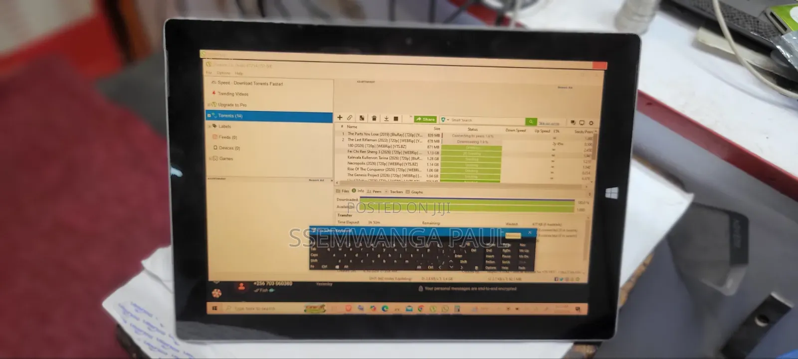 Laptop Microsoft Surface 3 4GB Intel Atom HDD+SSD 128GB