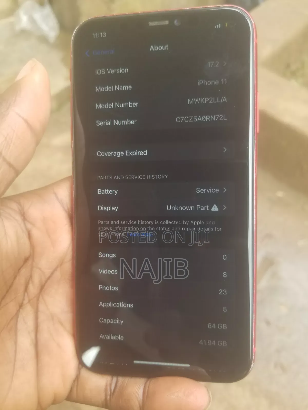 Apple iPhone 11 64 GB Red