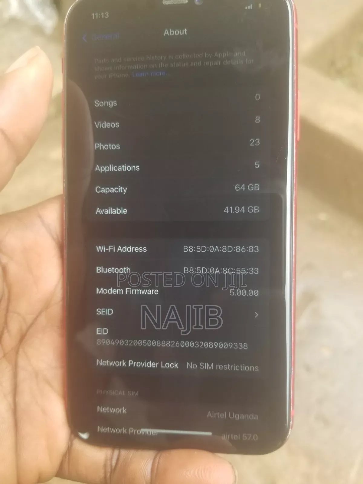 Apple iPhone 11 64 GB Red