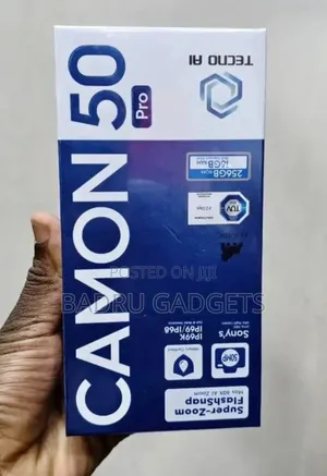 New Tecno Camon 50 Pro 256 GB Black