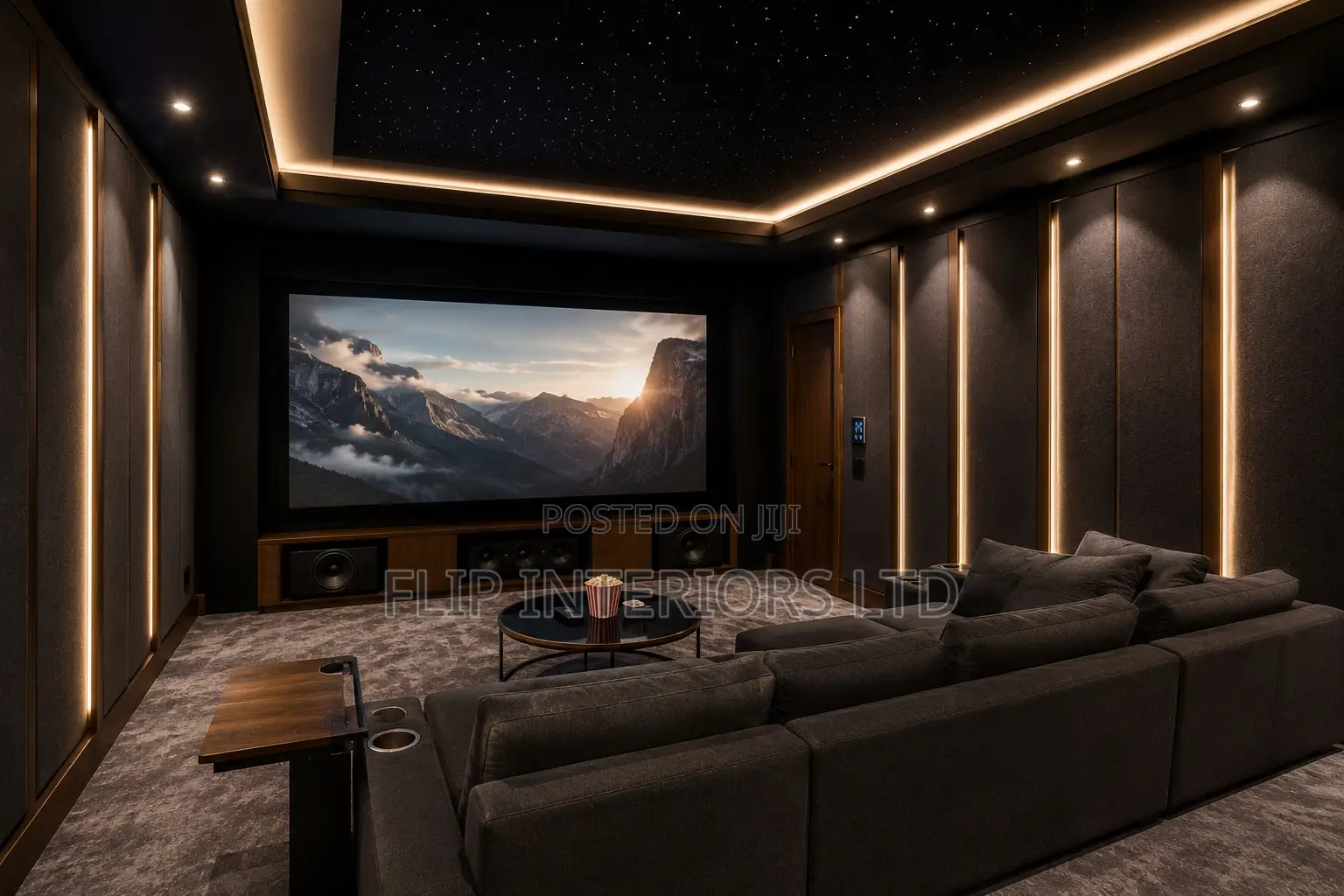 Professional Home Theatre Construction Finishing Services