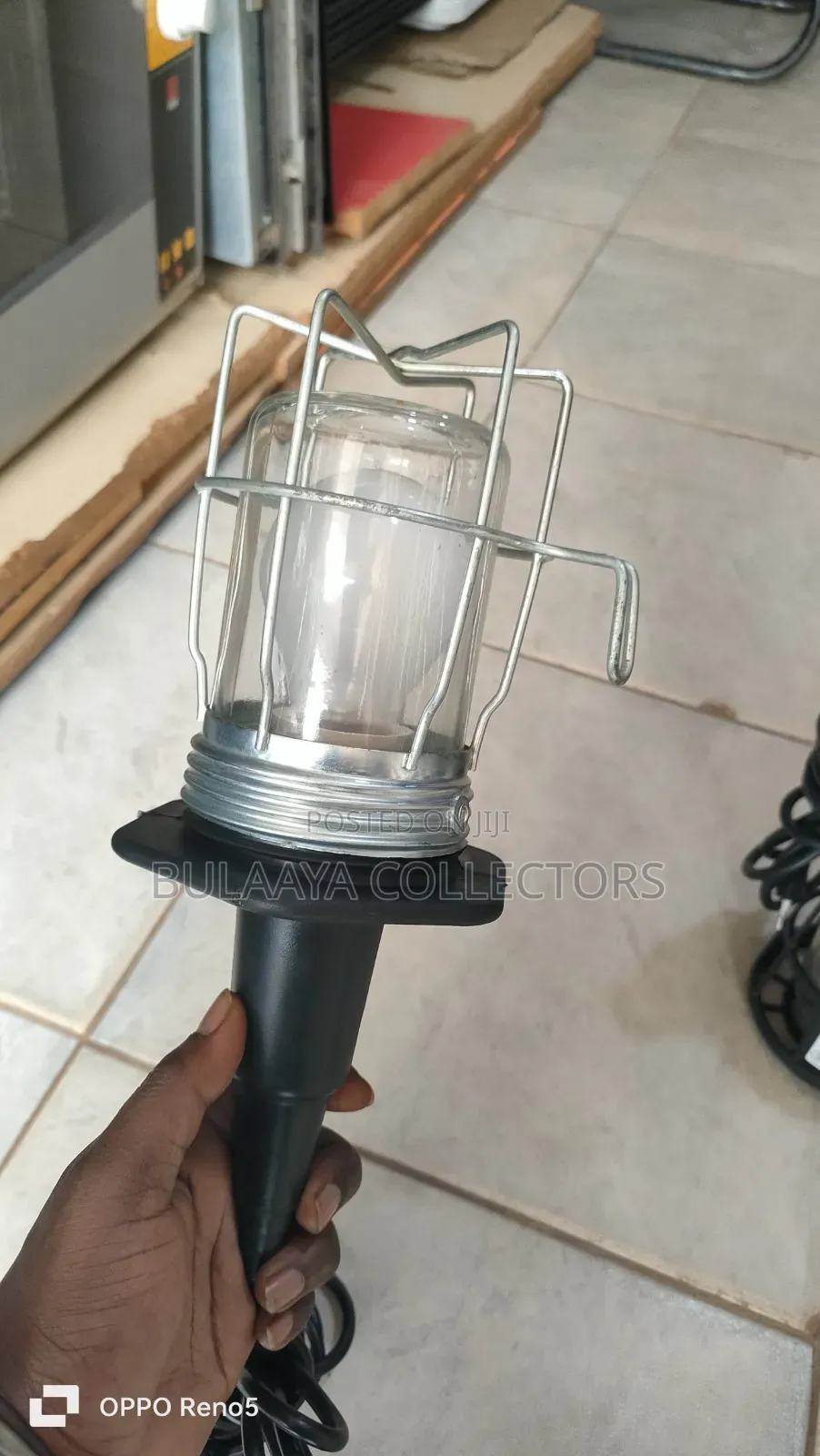 Germany Used Industrial Portable Work Hand Lamp/Inspection Lamp.