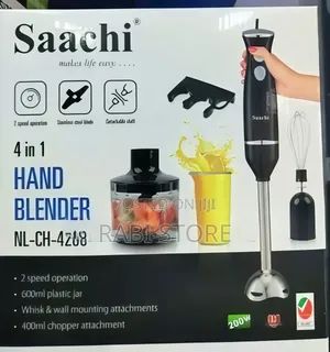 Saachi 4in1 Hand Blender With Dough Mixers Vegetable Cutter