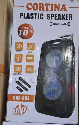 Cortina 10-Inch Amplified Public Address Speaker Rechargeable