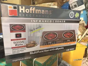 Hoffmans Hm-9099 Double Infrared Cooker 5000w Touch Electric Cooker