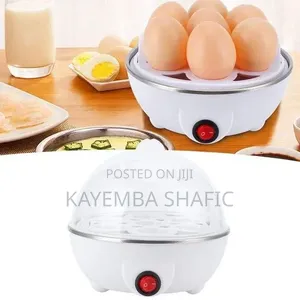 Fast Electric Egg Boiler With 6 Slots - Multicolor
