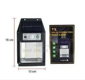 Solar Powered Led Outdoor Wall Light With Dynamic Flame Effect