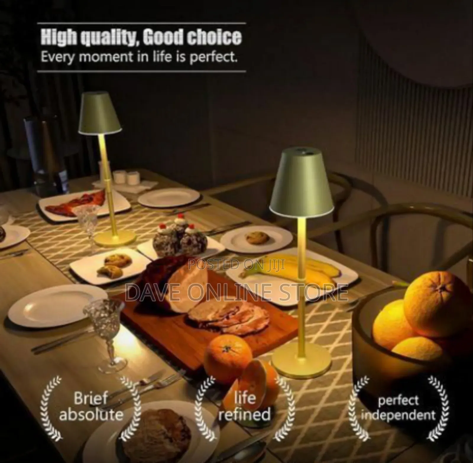 Cordless Rechargeable Led Table Lamp