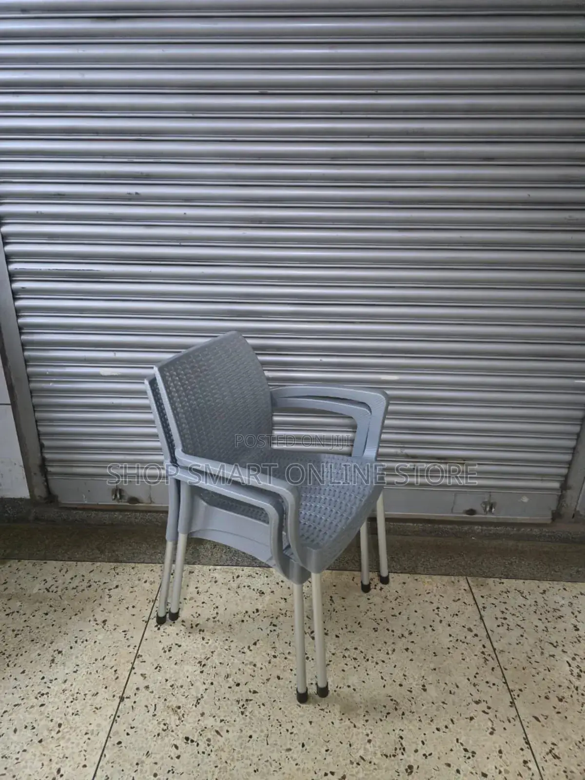 Mosaic Texture Plastic Chair Plastic Chair