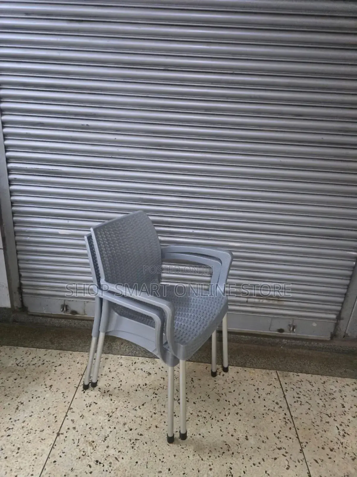 Mosaic Texture Plastic Chair Plastic Chair