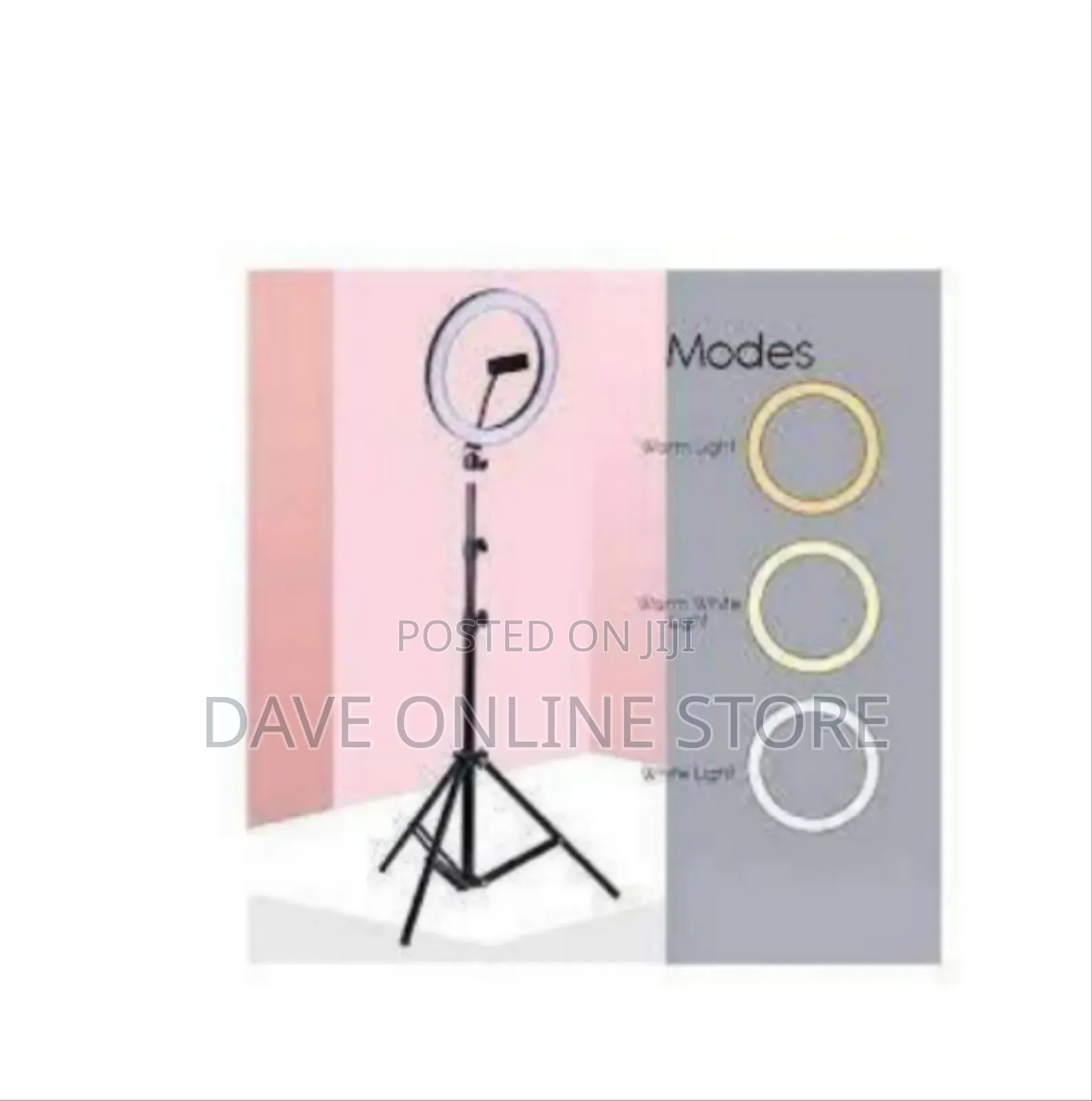 Professional Led Ring Light With Adjustable Tripod Stand and Phone.