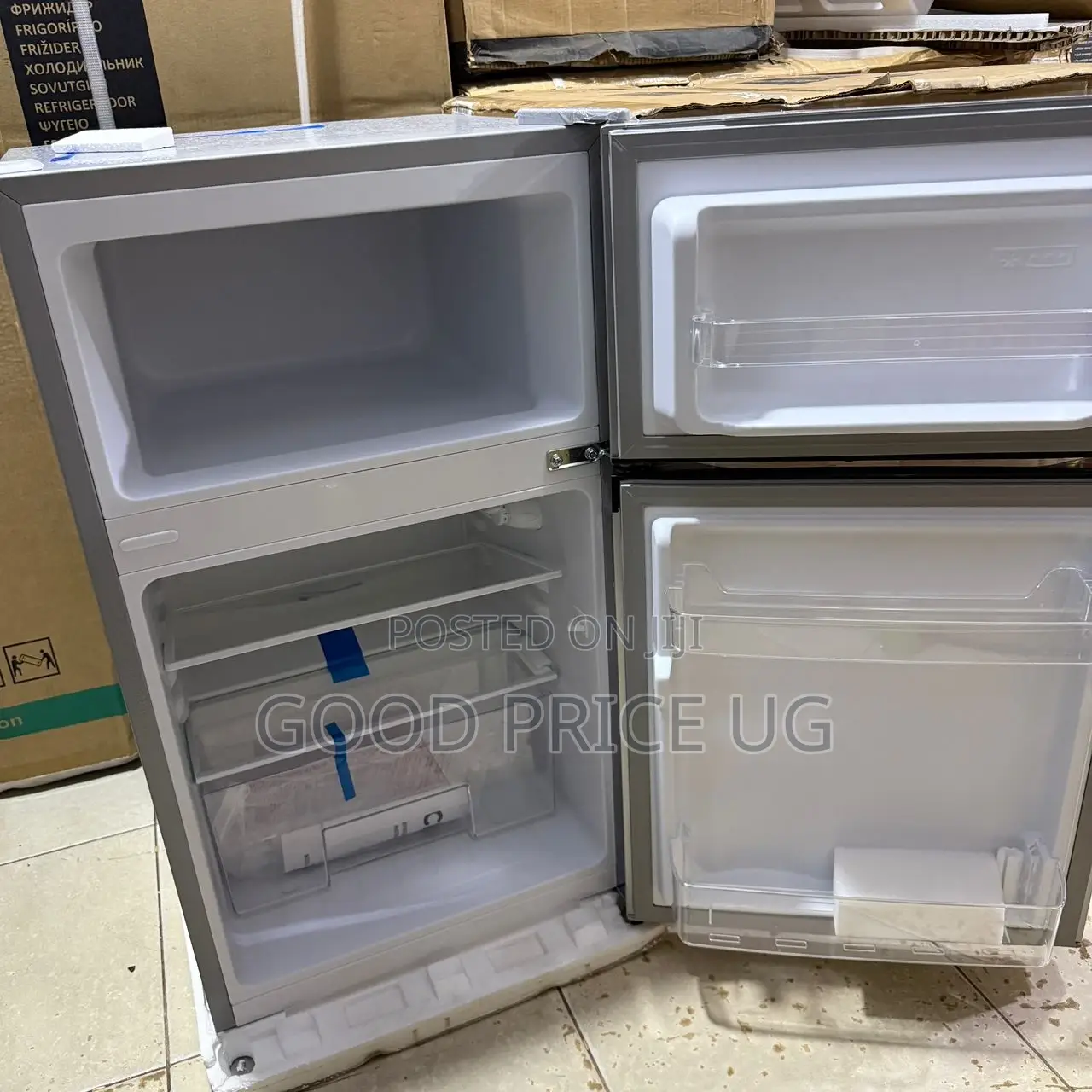 Silver Chiq Ctm110sk3 Double-Door Refrigerator