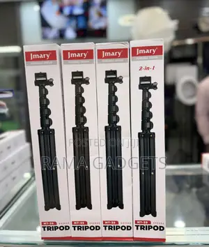Jmary Mt-39 Aluminum Extendable Tripod Stand and Selfie Stick.