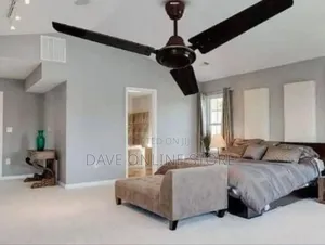 Classic Three-Blade Ceiling Fan - Multicolor