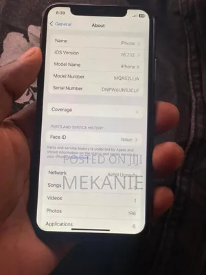 Apple iPhone X 64 GB Black