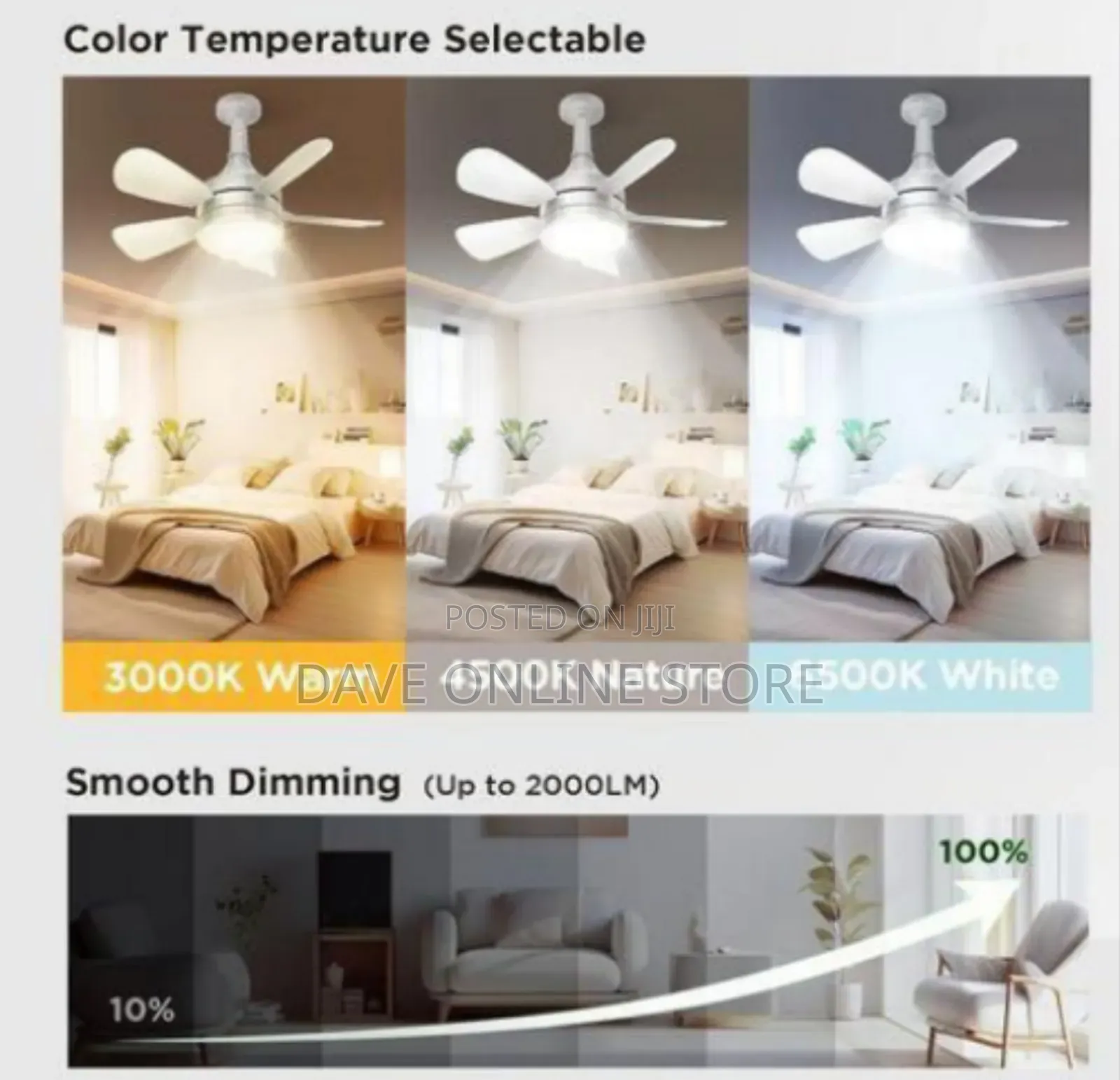 Classic 3-Blade Ceiling Fan