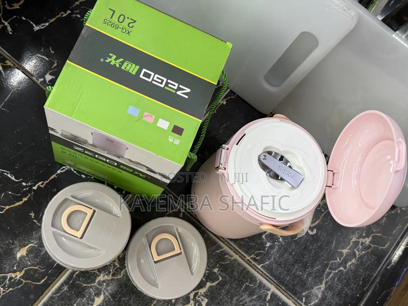 Zego 2.0l Vacuum Insulation Lunch Box Set