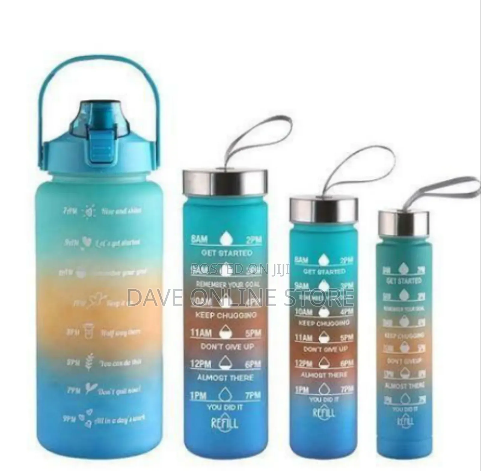 Set of 4 Water Bottles
