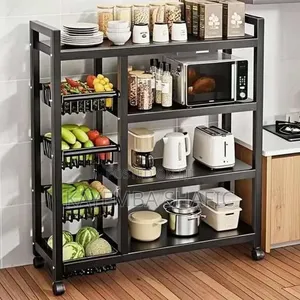 Multifunctional Heavy-Duty Kitchen Storage Rack