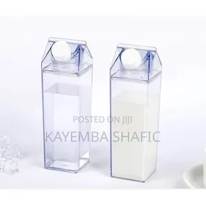 2pcs Milk Carton Water Bottle