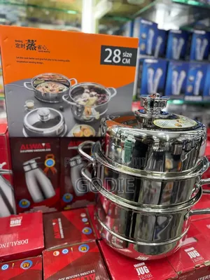 Multi-Tier Stainless Steel Steamer Pot Set