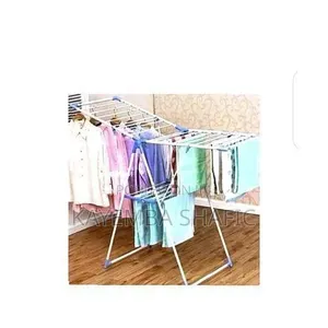 Clothes Hanging Drying Rack - Blue/Pink
