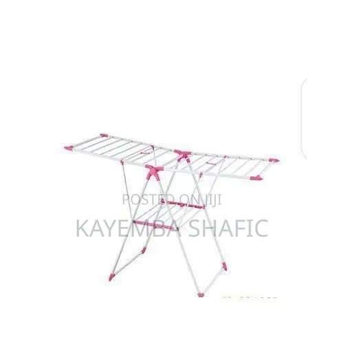 Clothes Hanging Drying Rack - Blue/Pink