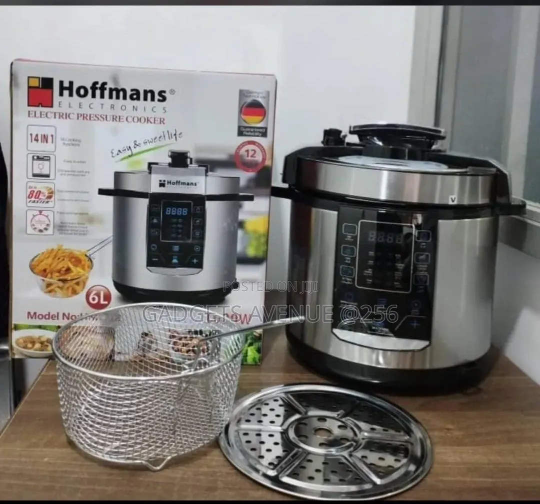 Hoffmans Hm-718 14-in-1 Electric Pressure Cooker With a 6-Liter