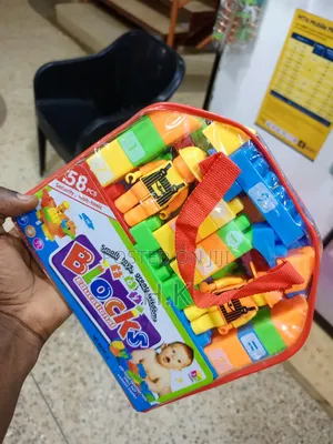 58-Piece Educational Building Block Set