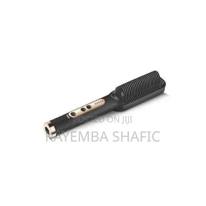 Dual-Function Hot Air Styling Brush Straightener