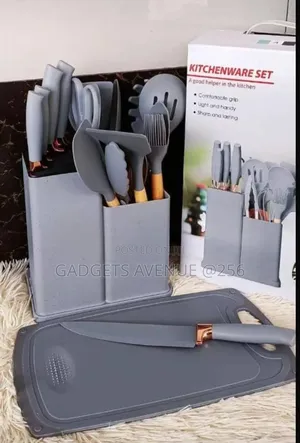 19-Piece Silicone and Stainless Steel Kitchen Utensil Set