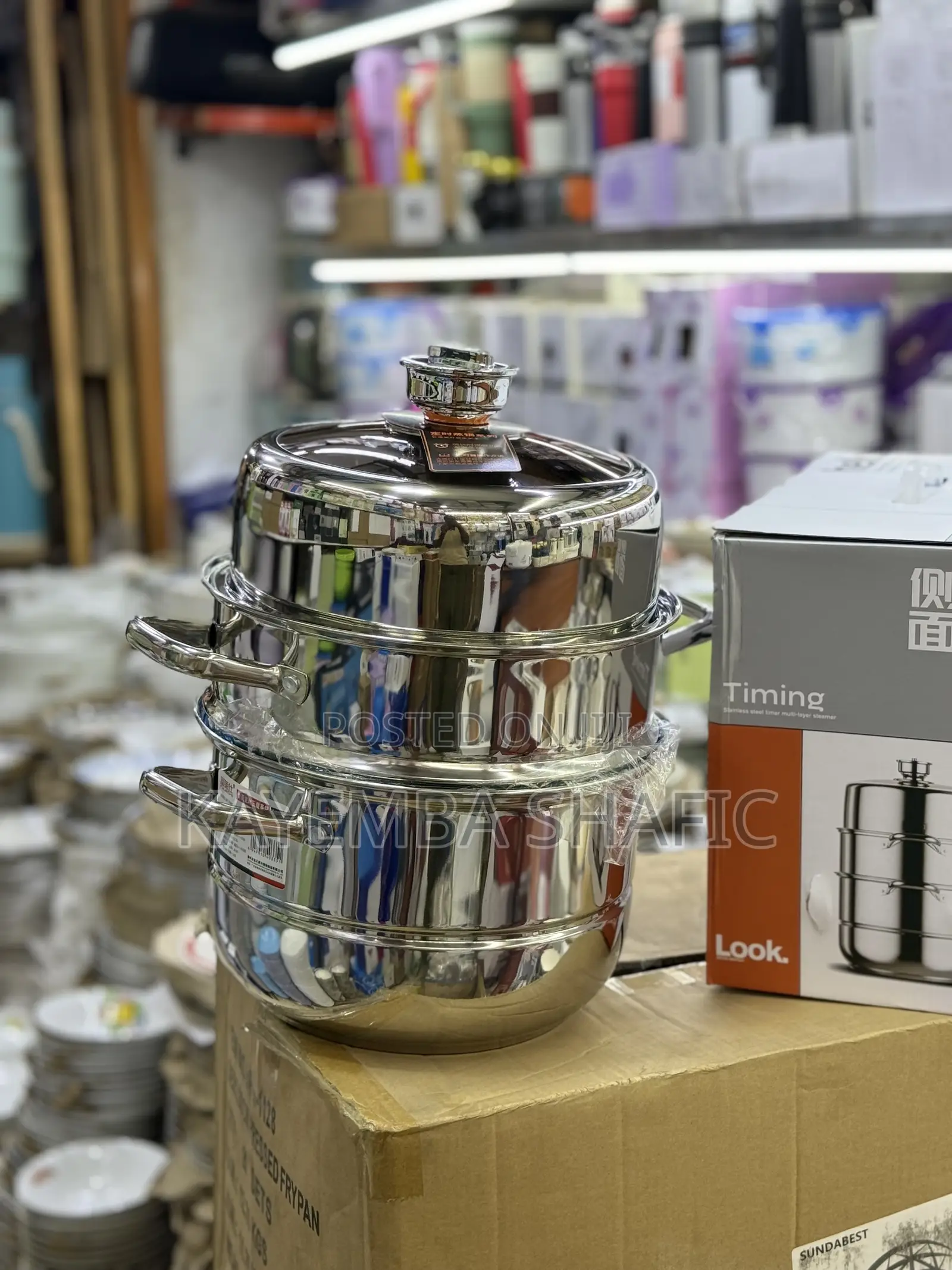 Multi-Tier Stainless Steel Food Steamer