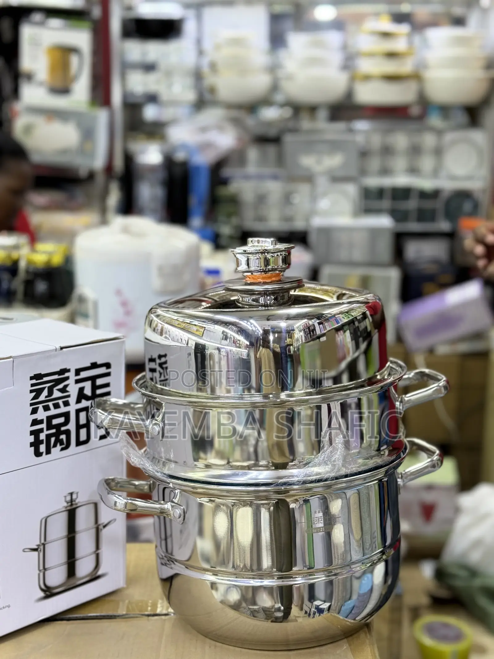 Multi-Tier Stainless Steel Food Steamer