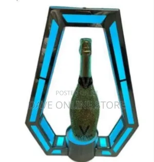 Illuminated Rhombus Bottle Display