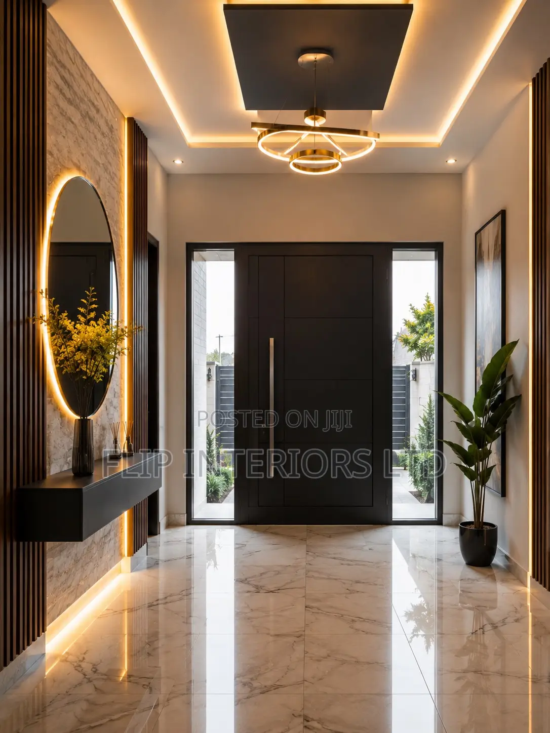 Contemporary Foyer Lighting Decorative Finishing Solutions