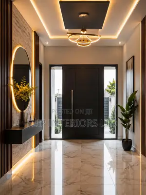 Contemporary Foyer Lighting Decorative Finishing Solutions