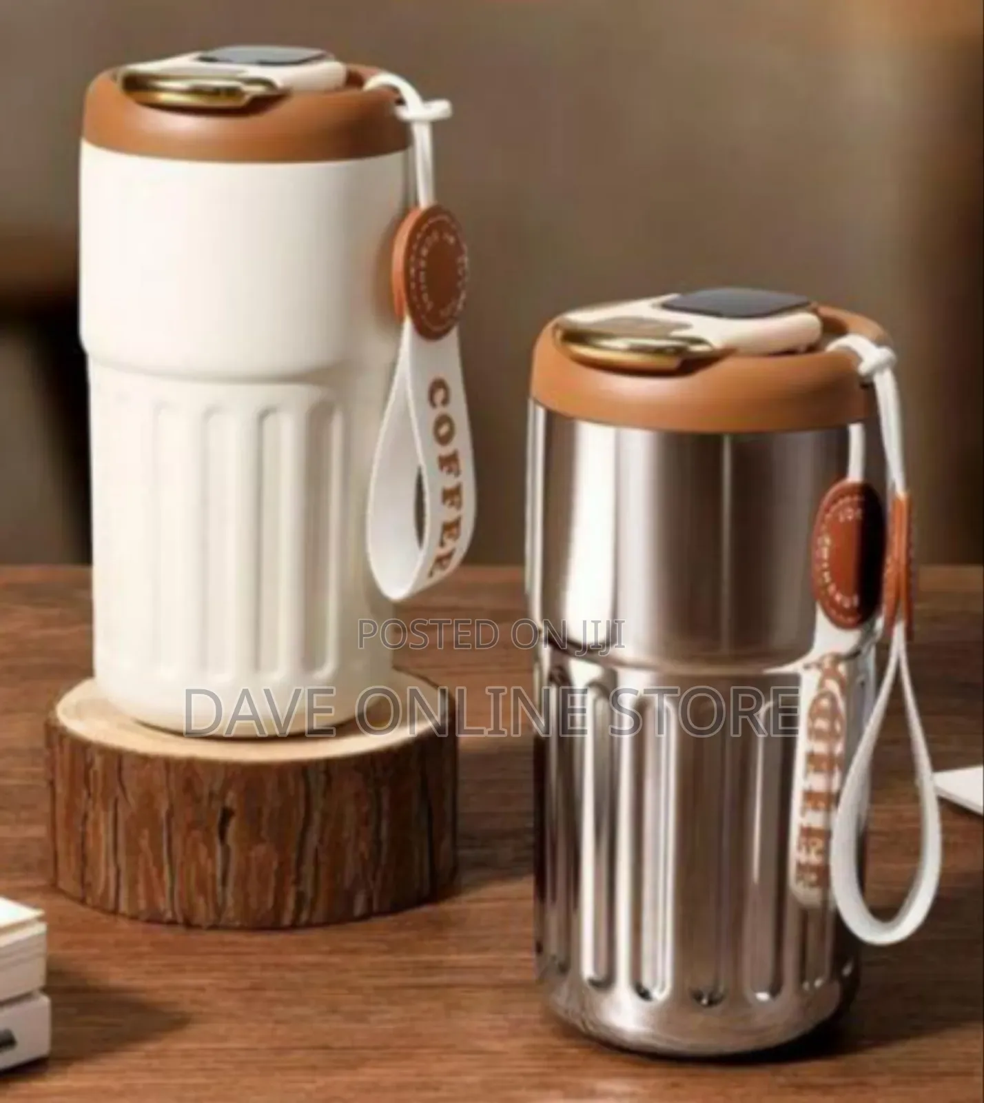 Smart Insulated Travel Mug With Temperature Display