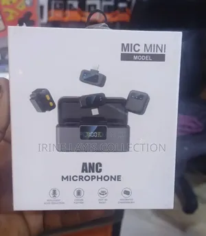 Wireless Lavalier Microphone System With Active Noise Cancellation.