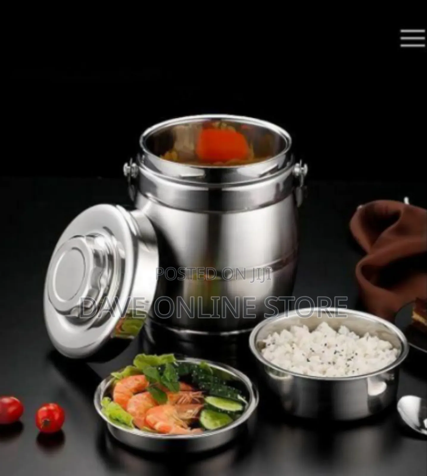 Multi-Tier Stainless Steel Thermal Lunch Box