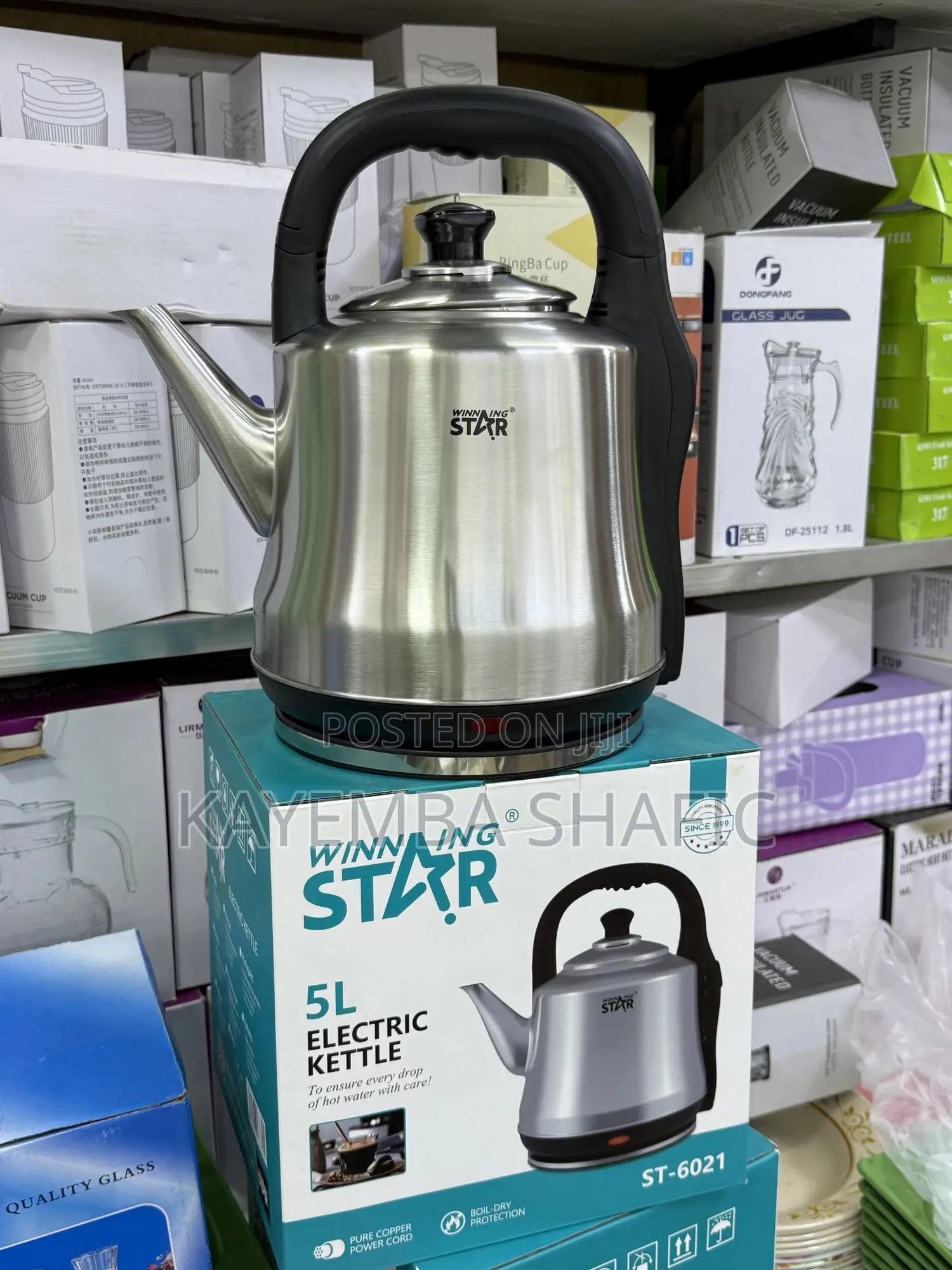5-liter Stainless Steel Electric Kettle.