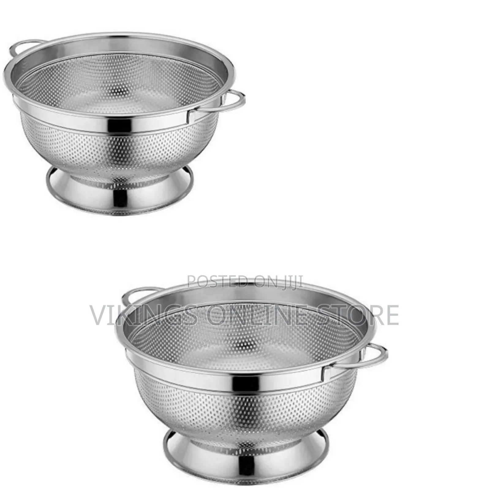 Other 24cm Rice, Vegetable Washing Strainer/Colander- Silver