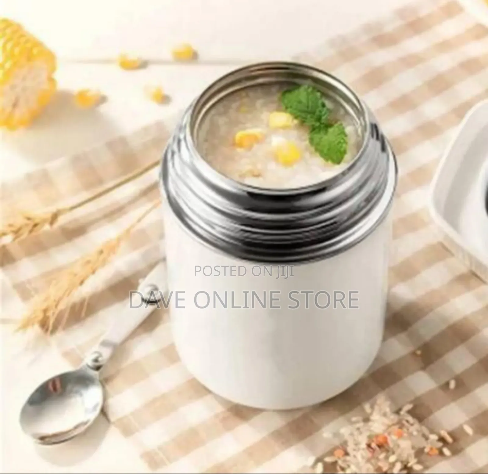 800ml Insulated Food Jar With Handle