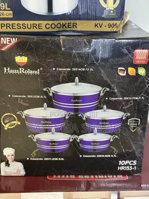 Die-Cast Aluminium Stockpot and Casserole Cookware Set