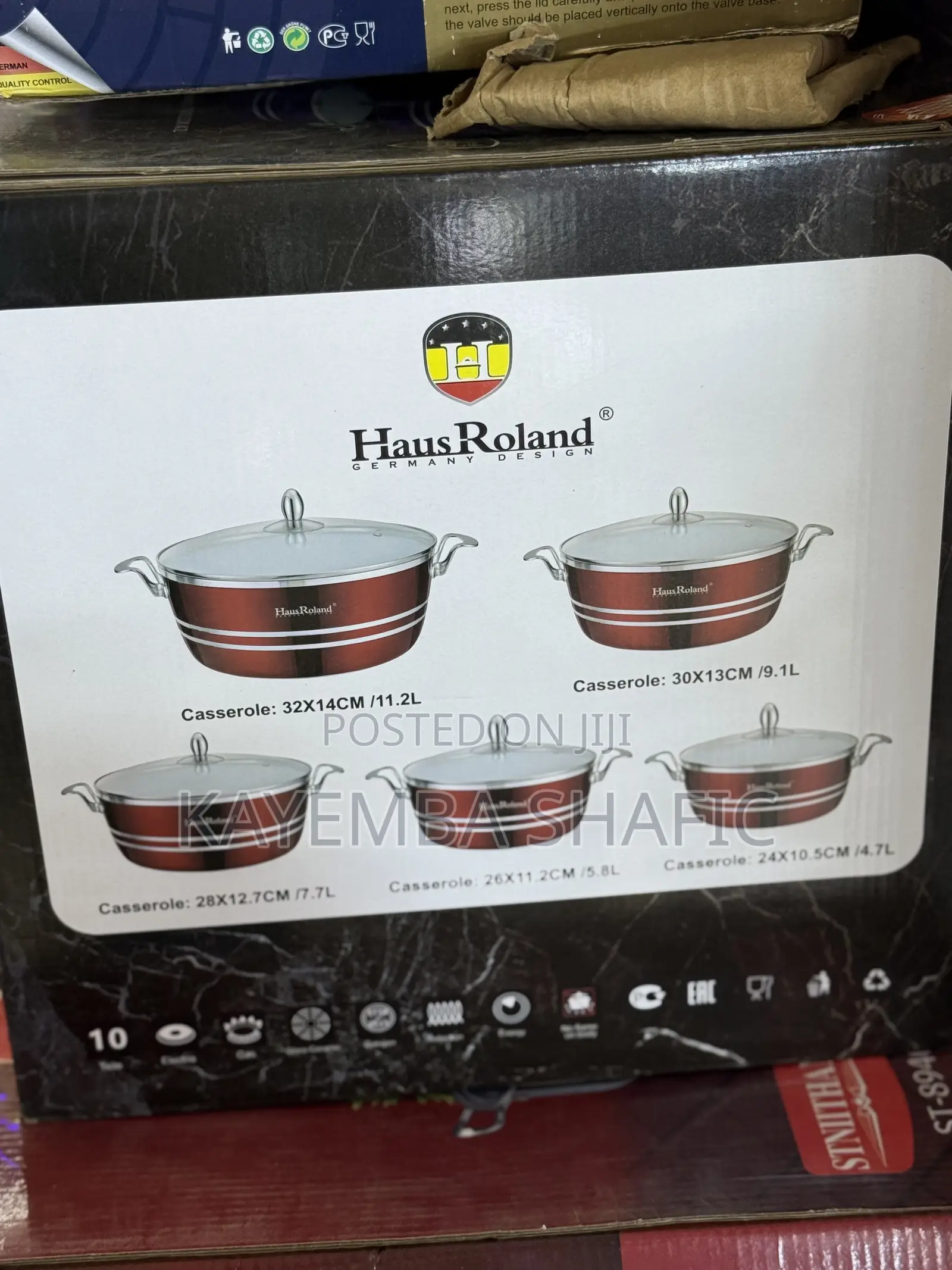 Die-Cast Aluminium Stockpot and Casserole Cookware Set