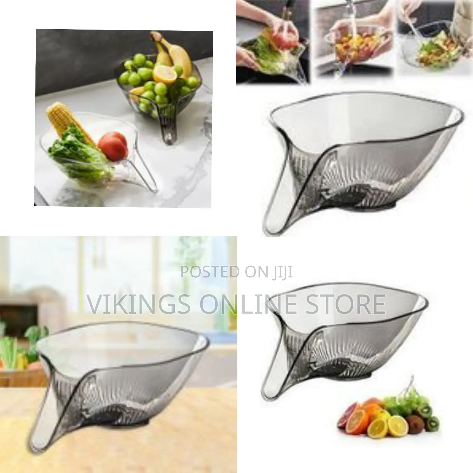 1 Piece Multifunctional Drain Basket, Plastic Drainage Basket Funnel